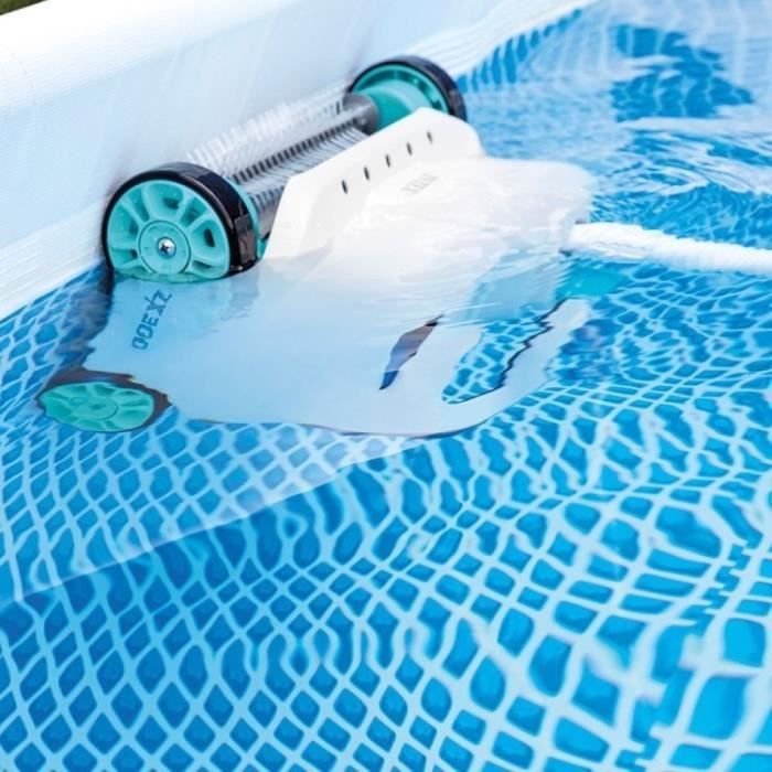 Intex Robot Vacuum Cleaner - ZX300 - For Floors and Walls - Compatible with Intex Pools 28005EX