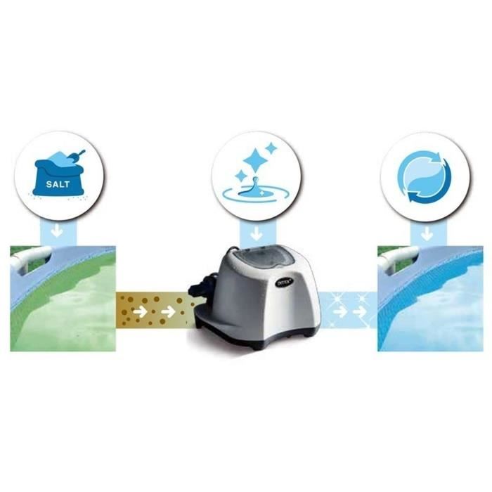 INTEX Krystal Clear QS500 Salt Chlorinator for Pools up to 26.5 m³
