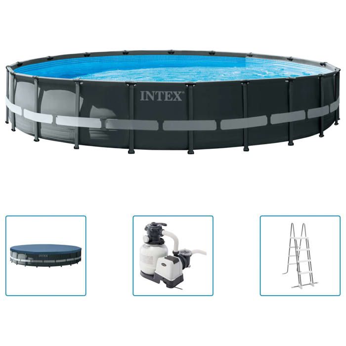Intex - Ultra XTR Tubular Above Ground Pool Kit - 610 x 122 cm - Round - 26334GN