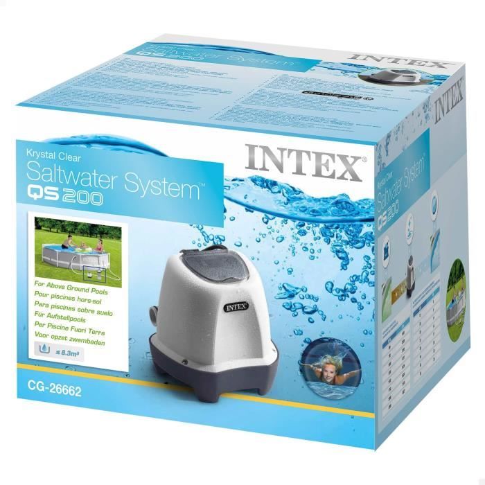 Intex - QS200 Saltwater Sterilizer for Pools up to 8 m³