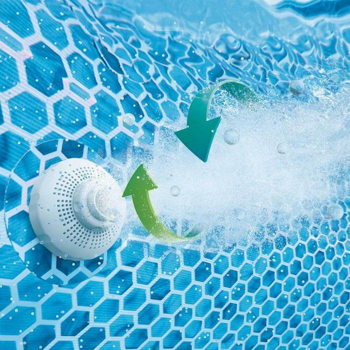 Intex Ultra XTR Above Ground Pool Kit - 488 x 122 cm - Round (Ladder, valves, filter, cover, ground mat) - 26326GS