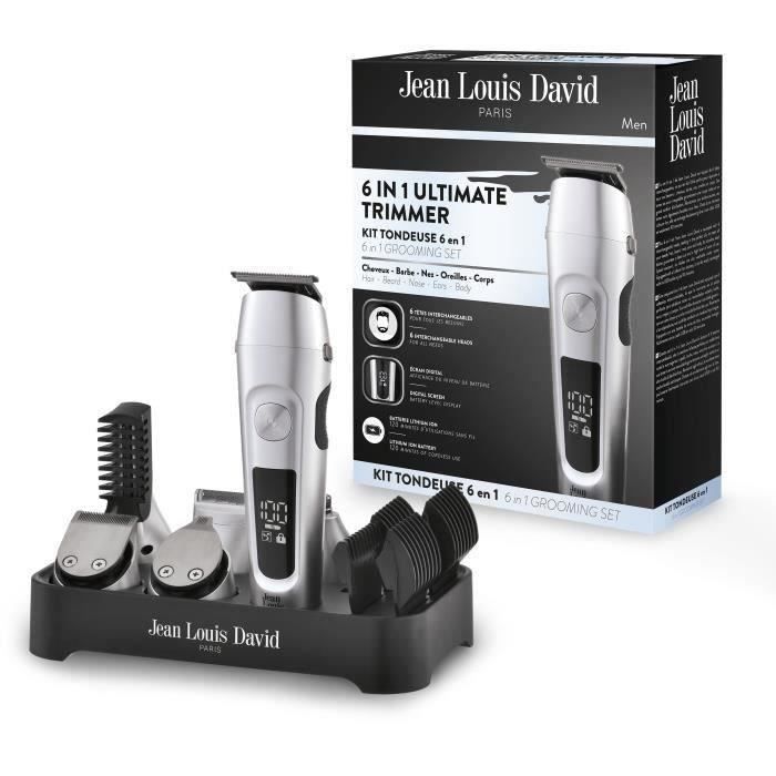JEAN LOUIS DAVID 6-in-1 Multi-Purpose Trimmer - Beard, Nose, Ear, Hair & Body