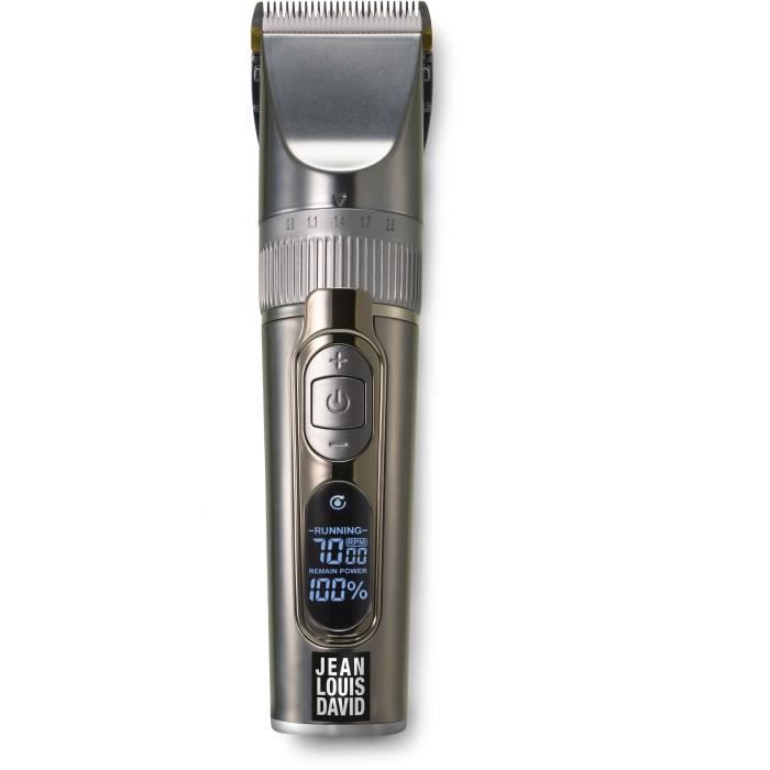 JEAN LOUIS DAVID Beard & Hair Trimmer - Digital Clipper - 25 Cutting Lengths