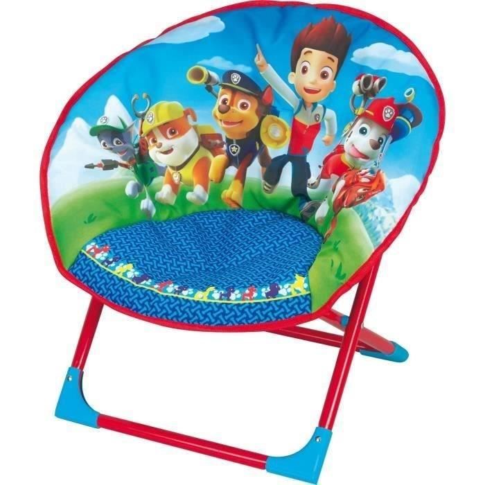 Folding Moon Seat FUN HOUSE - Paw Patrol - Blue and Red - L.52 x W.45 x H.48 cm