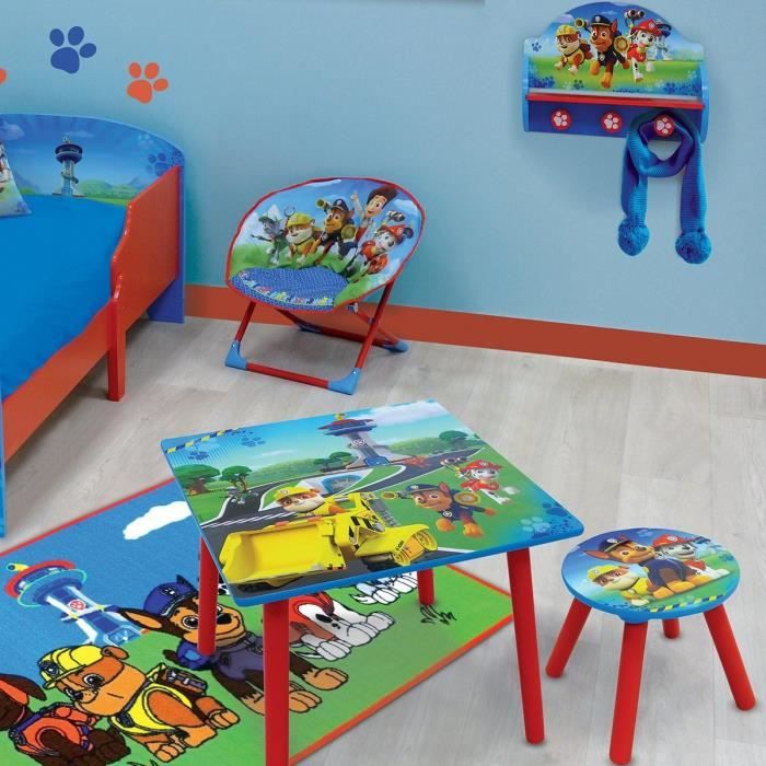 Folding Moon Seat FUN HOUSE - Paw Patrol - Blue and Red - L.52 x W.45 x H.48 cm