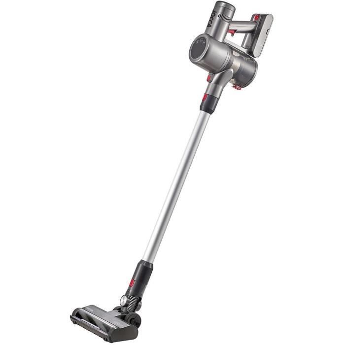 JOCCA Cordless Stick Vacuum Cleaner - Touchscreen - 8000 Pa - 55 min Runtime - 0.7 L - Grey