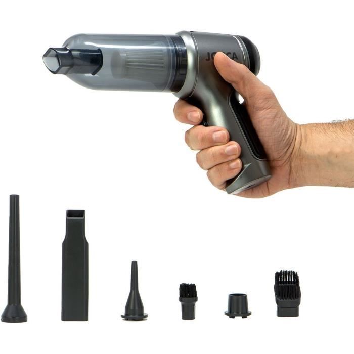 JOCCA Car Vacuum Cleaner - 2000 mAh - 2 speeds - Grey
