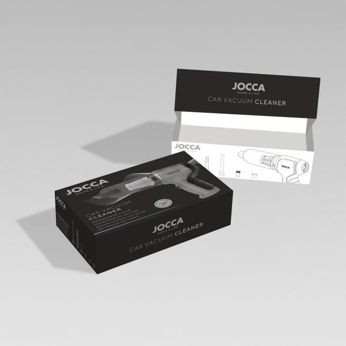 JOCCA Car Vacuum Cleaner - 2000 mAh - 2 speeds - Grey