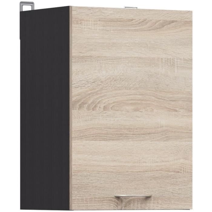 JUNONA Wall Cabinet - 1 Door - Sonoma Oak - W 40 x H 57.3 x D 30 cm