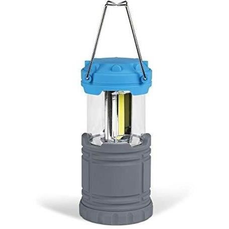 KAMPA Foldable Lantern - Flare - COB LED - AA Batteries - Grey and Blue