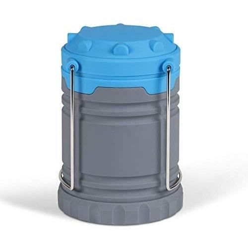 KAMPA Foldable Lantern - Flare - COB LED - AA Batteries - Grey and Blue