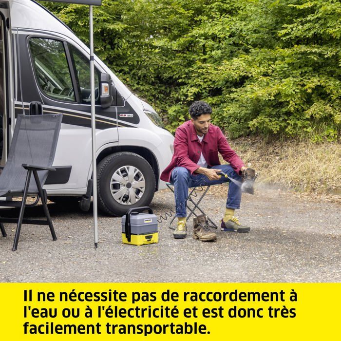 KARCHER OC 3 PLUS Compact High-Pressure Cleaner - Battery-Powered - Mobile Cleaning