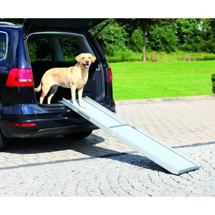 TRIXIE Telescopic Ramp for Dogs - 43x100-180 cm - Gray