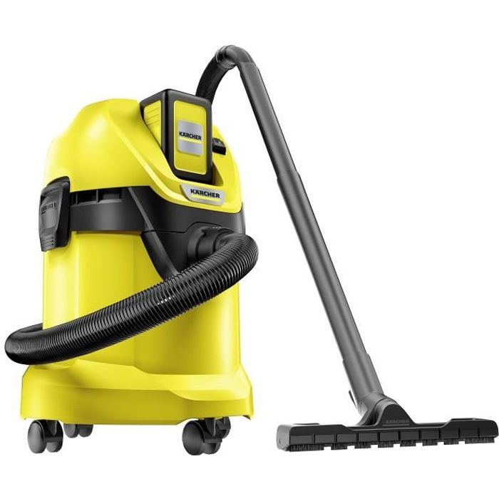 KARCHER WD 3 Cordless Wet and Dry Vacuum Cleaner - 17 L - 300W - Removable 36V/2.5Ah Battery