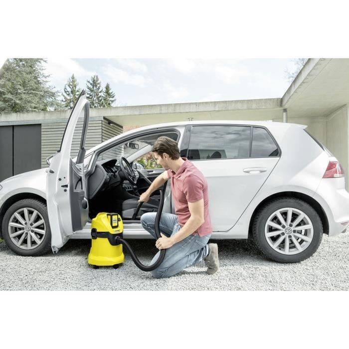 KARCHER WD 3 Cordless Wet and Dry Vacuum Cleaner - 17 L - 300W - Removable 36V/2.5Ah Battery