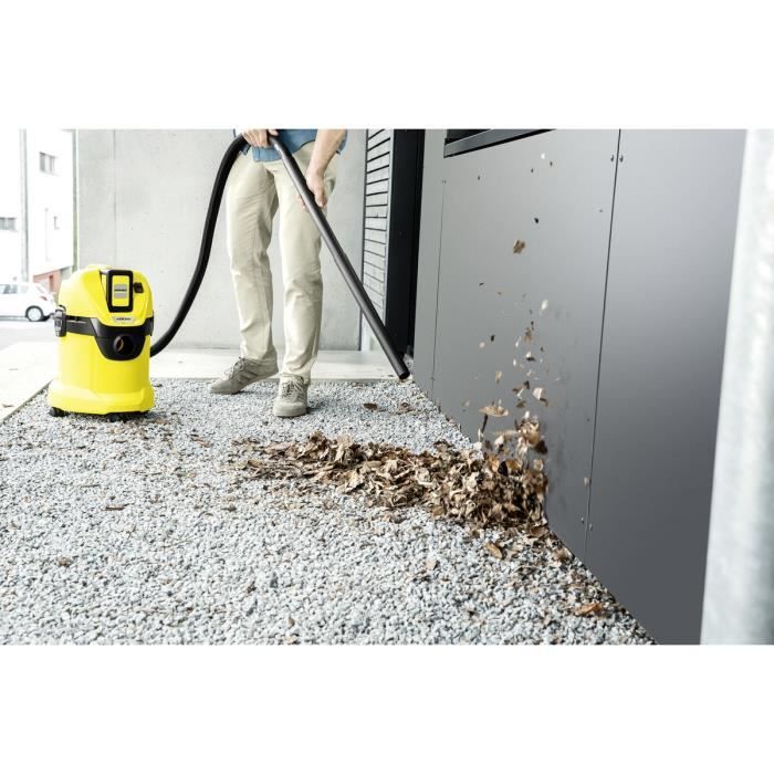KARCHER WD 3 Cordless Wet and Dry Vacuum Cleaner - 17 L - 300W - Removable 36V/2.5Ah Battery