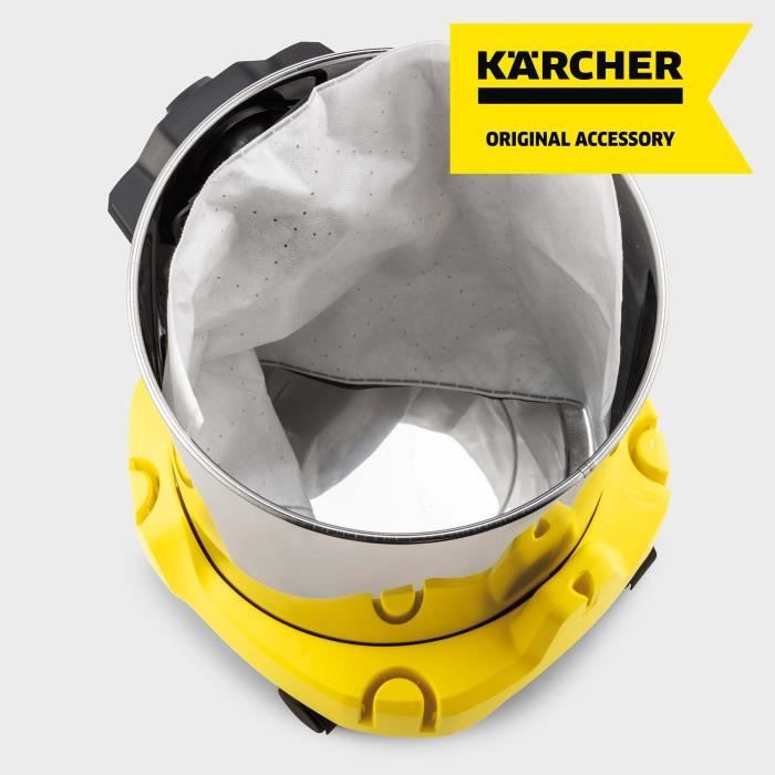 KARCHER Filter Wool Bag - KWD1/ KWD2/ KWD3/ WD2 Plus/ WD3 - Pack of 4