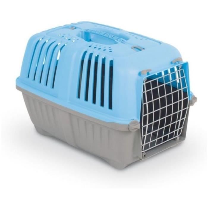 AIMÉ PRATIKO Pet Carrier for Dogs and Cats - Plastic - 48 x 31 x 32 cm - Metal Door
