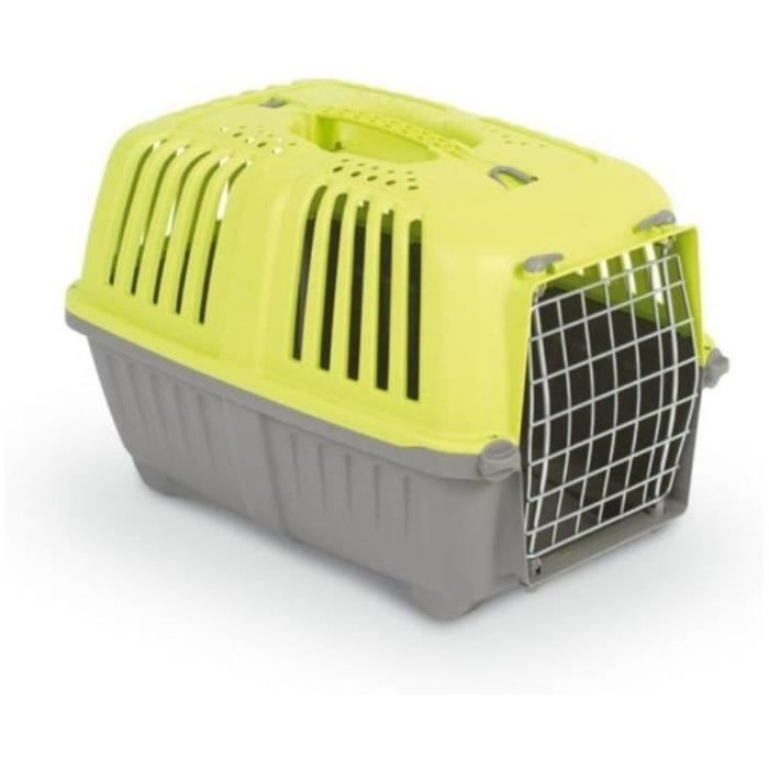 AIMÉ PRATIKO Pet Carrier for Dogs and Cats - Plastic - 48 x 31 x 32 cm - Metal Door