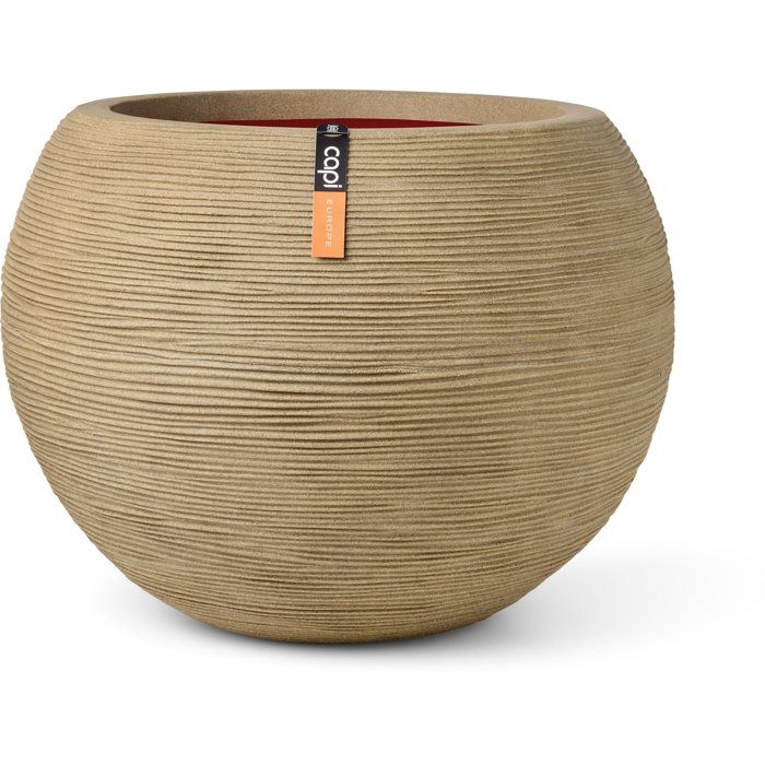 CAPI EUROPE Round Vase - Rib NL - 40 x 32 cm - Beige