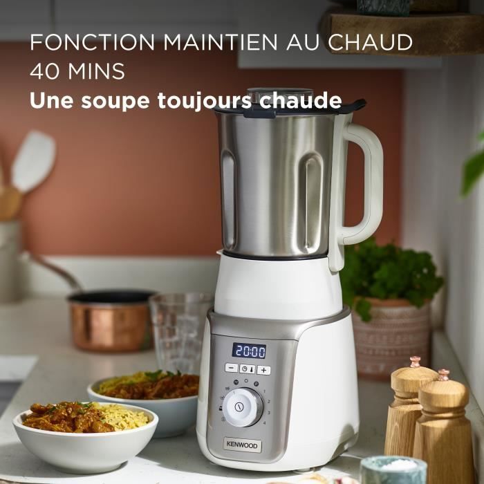 Kenwood SOUPEASY+ Heated Blender - CBL30.000CP - 1000 W - 1.75 L - 4 Programs