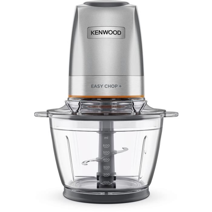 KENWOOD Mini Chopper - CHP62.400S - 600 ML - 4 Stainless Steel Blades - 2 Speeds