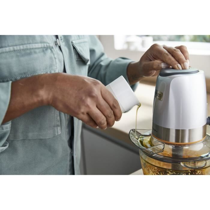 KENWOOD Mini Chopper - CHP62.400S - 600 ML - 4 Stainless Steel Blades - 2 Speeds