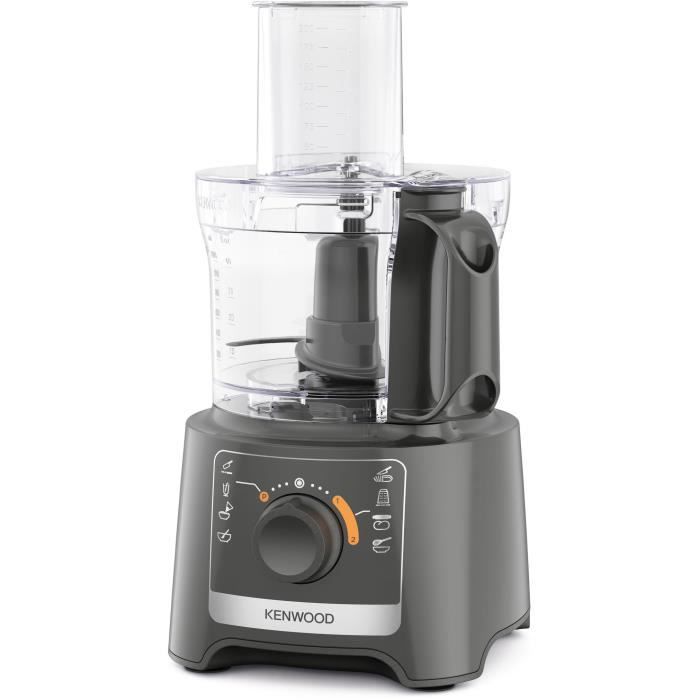 KENWOOD Multi-Function Food Processor - 800W - 2.1 L Bowl - 2 Speeds + Pulse - FDP31.020GY