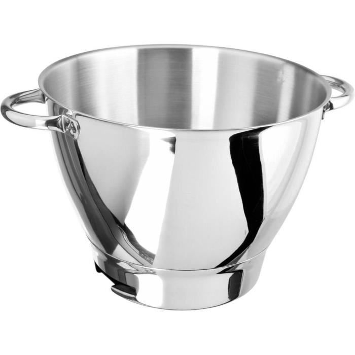 KENWOOD Stainless Steel Bowl with Handles - Chef Premier KMC570 - 4.6 L Capacity - Grey