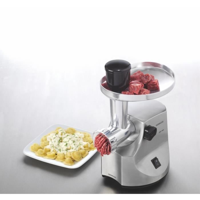KENWOOD Meat Grinder - MG516 - 1600W - Brushed Metal - Accessories Included