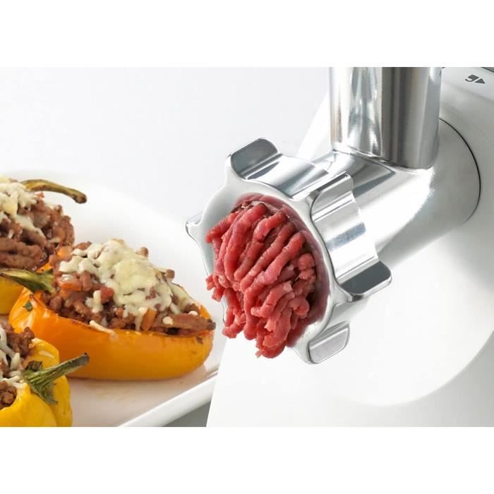 KENWOOD Meat Grinder - MG360 - 1400W - Stainless Steel - White/Grey