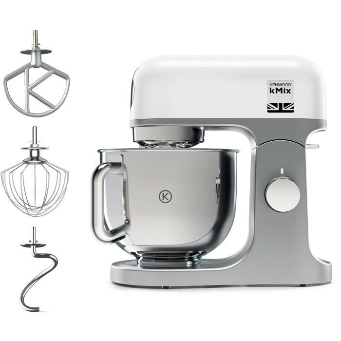 KENWOOD kMix KMX750WH Stand Mixer - 1000W - 5 L Stainless Steel Bowl