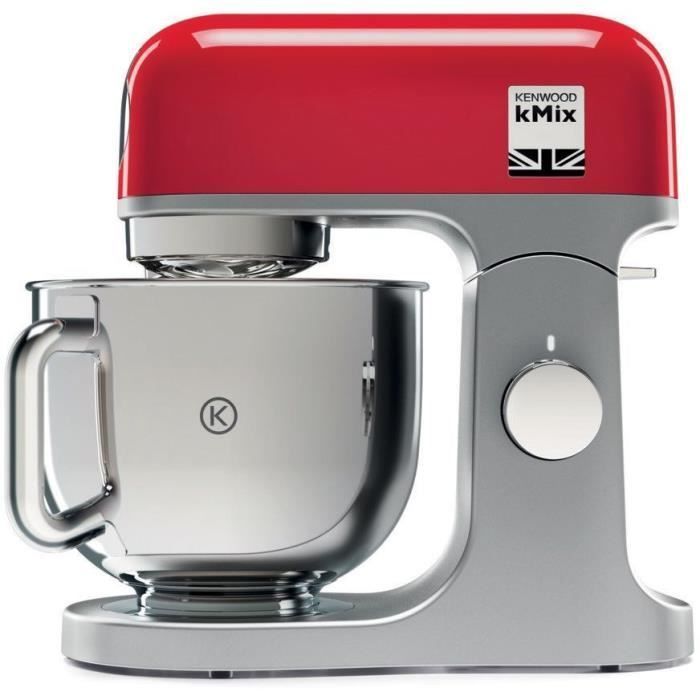 KENWOOD kMix KMX750RD Stand Mixer - Metal Body - Red - 6 Speeds - 1000 W - 5 L Stainless Steel Bowl