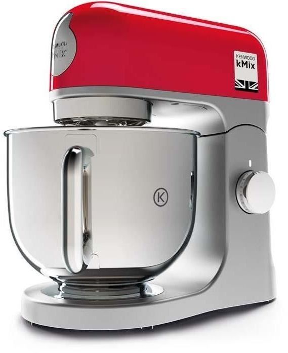 KENWOOD kMix KMX750RD Stand Mixer - Metal Body - Red - 6 Speeds - 1000 W - 5 L Stainless Steel Bowl