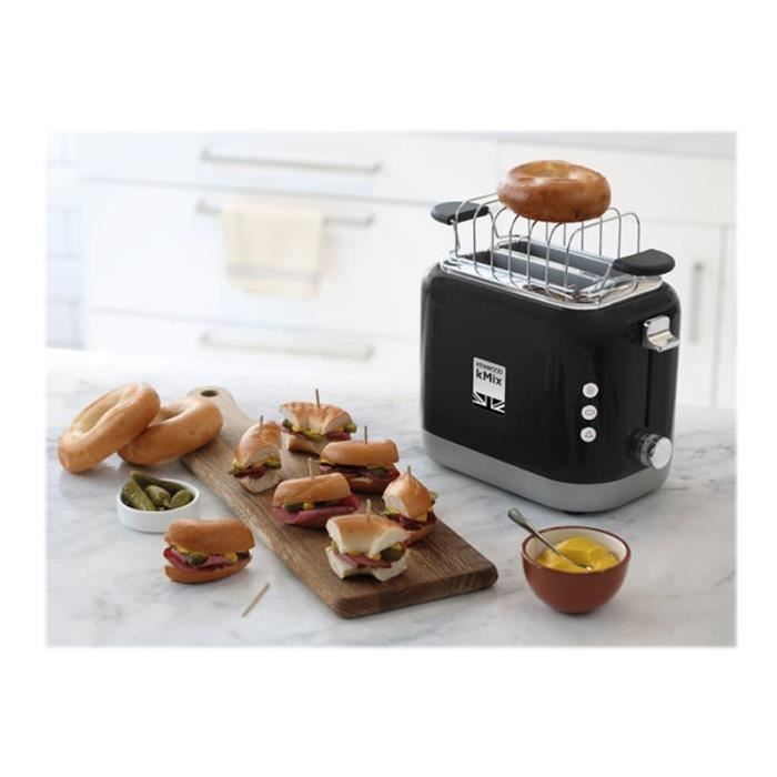 KENWOOD kMix Toaster - TCX751BK - 900W - 2 Slots - Black