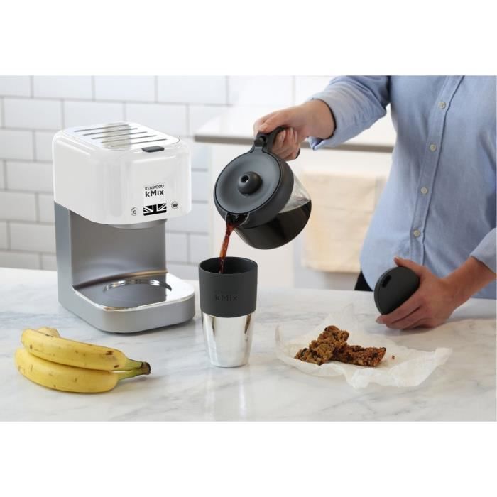 KENWOOD kMix Filter Coffee Maker - 1200 W - 8 Cups - Aroma Selector - White - COX750WH