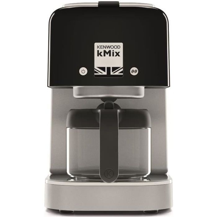 KENWOOD kMix Filter Coffee Maker - 1000 W - 6 Cups - Aroma Selector - Black - COX750BK