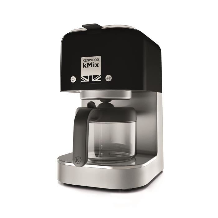KENWOOD kMix Filter Coffee Maker - 1000 W - 6 Cups - Aroma Selector - Black - COX750BK