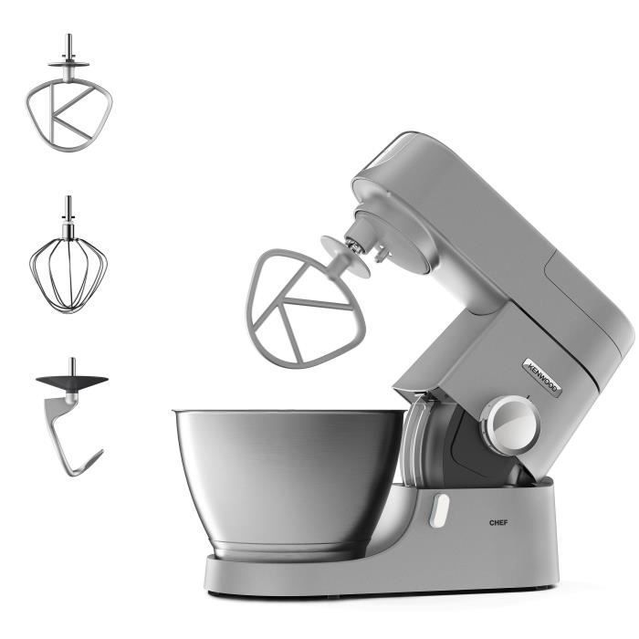 Kenwood Chef Stand Mixer - 1000W - 4.6 L Stainless Steel Bowl - KVC3100S