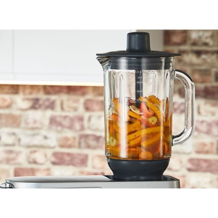 Kenwood 1.6 L Glass Blender Attachment with 4 Blades for Chef Mixers 6-Liter-Glasmixeraufsatz