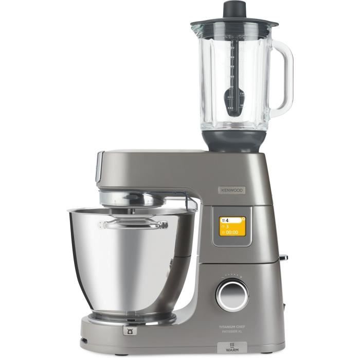 Kenwood 1.6 L Glass Blender Attachment with 4 Blades for Chef Mixers 6-Liter-Glasmixeraufsatz