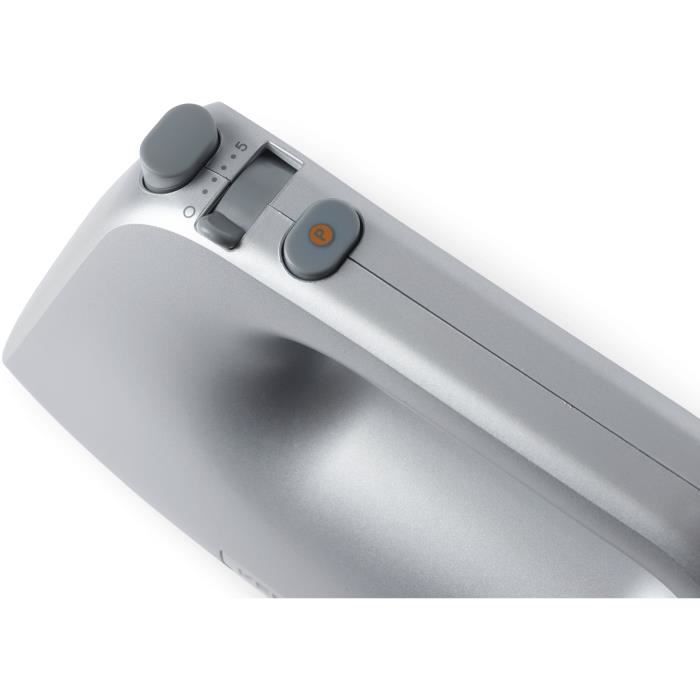 KENWOOD HMP30.A0SI Hand Mixer 450W 5 Speeds + Turbo - Whisk - Dough Hook - Silver Plastic Body