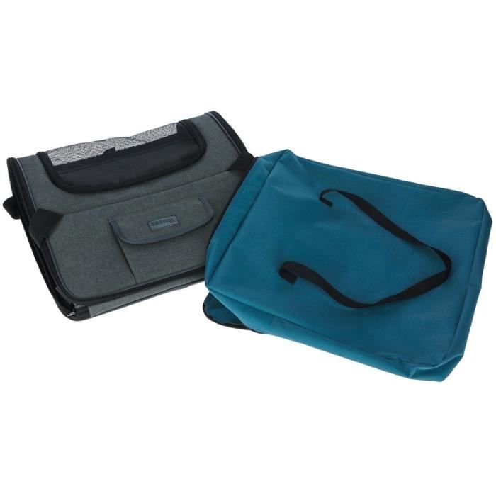 KERBL Car Bag Vacation Grey/Blue 44 x 35 x 30 cm 44x35x30