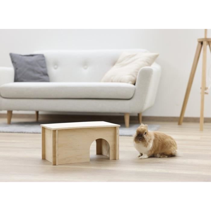Rodent Shelter - Beige - Removable Roof - Easy Assembly - For Hamsters - KERBL