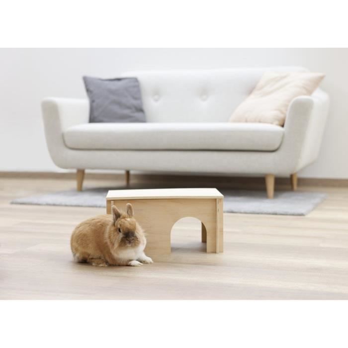 Rodent Shelter - Beige - Removable Roof - Easy Assembly - For Hamsters - KERBL