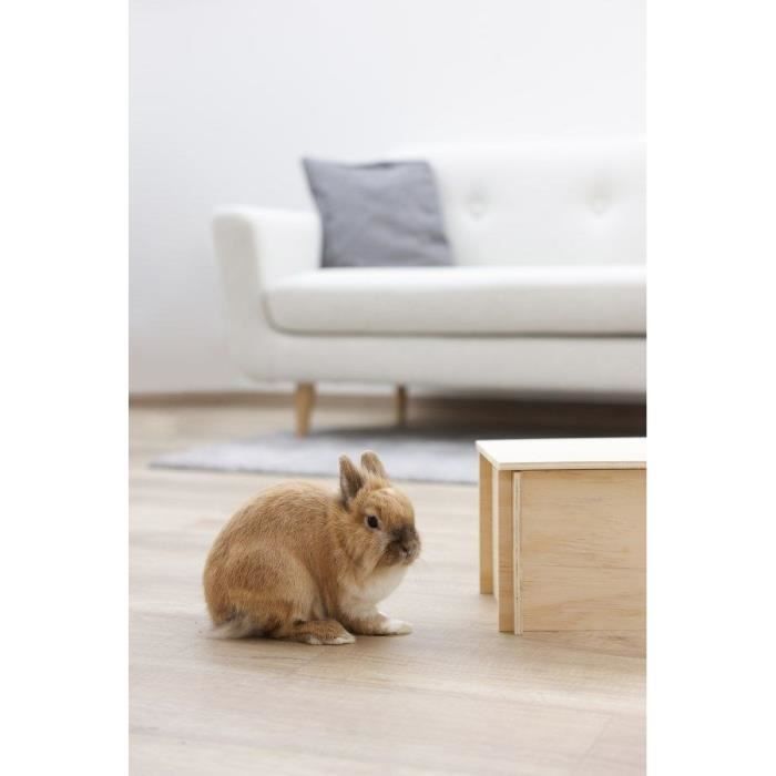 Rodent Shelter - Beige - Removable Roof - Easy Assembly - For Hamsters - KERBL