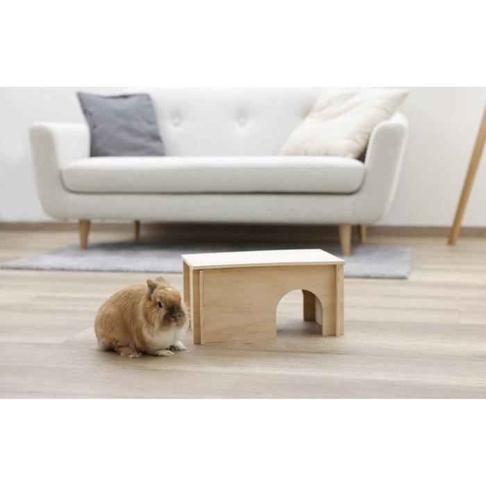 Rodent Shelter - Beige - Removable Roof - Easy Assembly - For Hamsters - KERBL