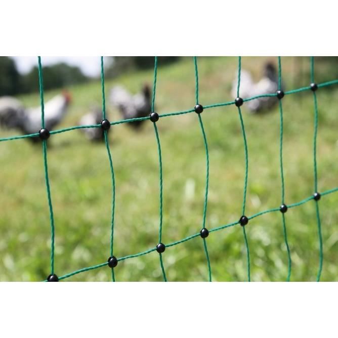KERBL Chicken Net - 50 m - 106 cm - Double Pointed - Green - Non-Electric