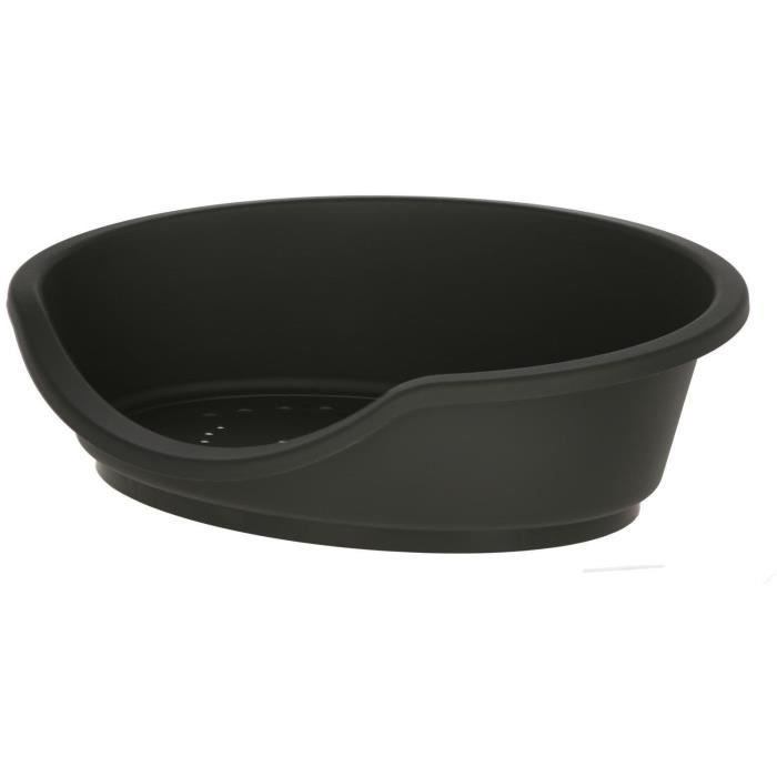 KERBL DREAMER Dog Bed - Black - Recycled Plastic - 80x60x25cm