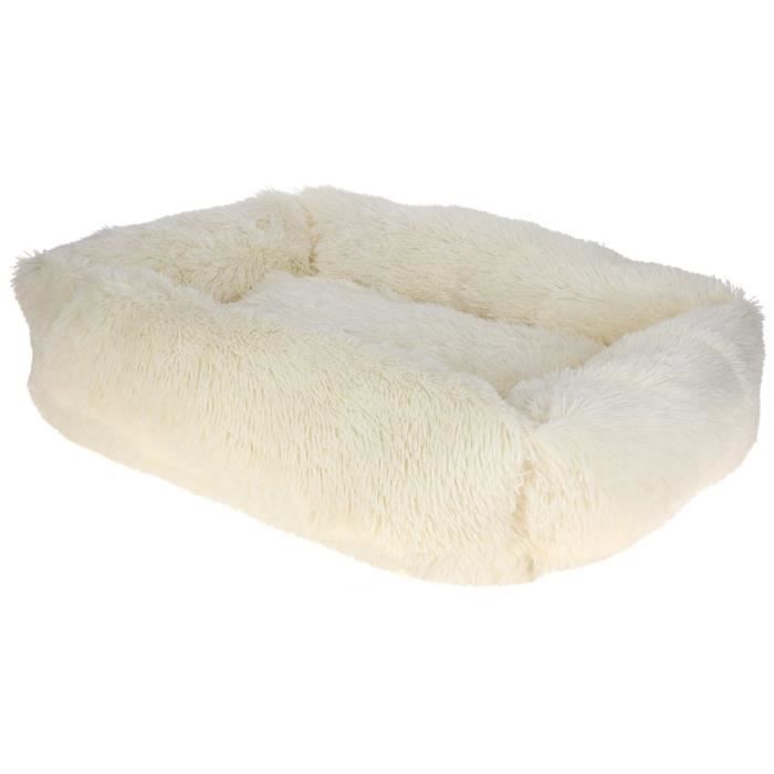 KERBL Fluffy Pet Bed - 100x70 cm - Cream